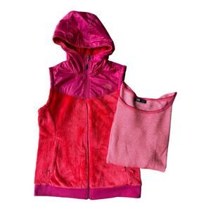 THE NORTH FACE OSO Hooded Vest & north face sweater both size medium
